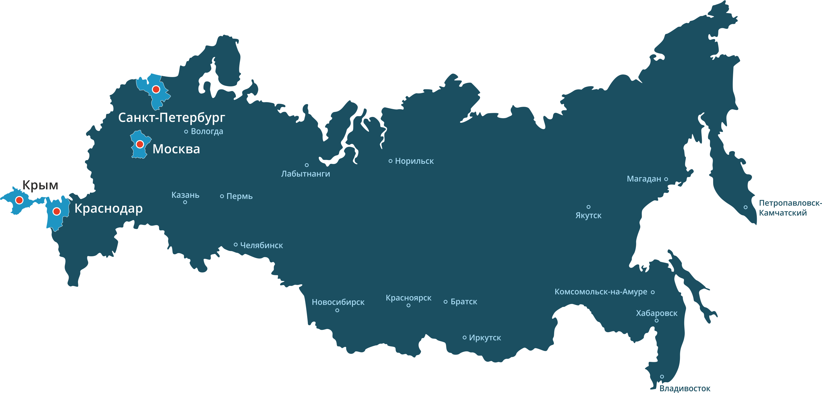 Лабытнанги на карте россии